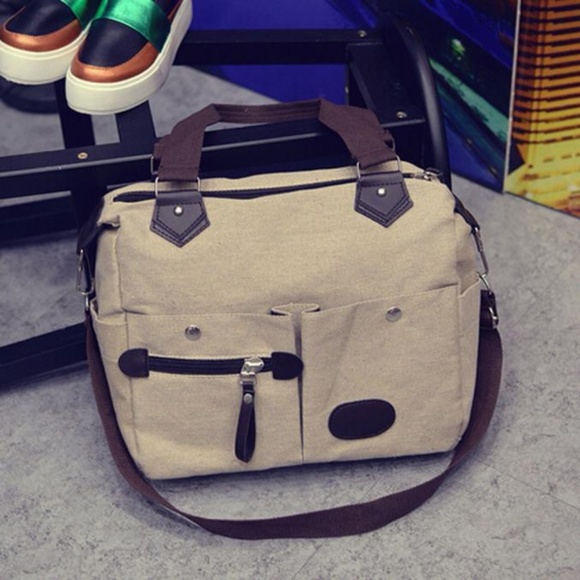 Brand new Ziggy twig desert satchel. Canvas style - Picture 1 of 3